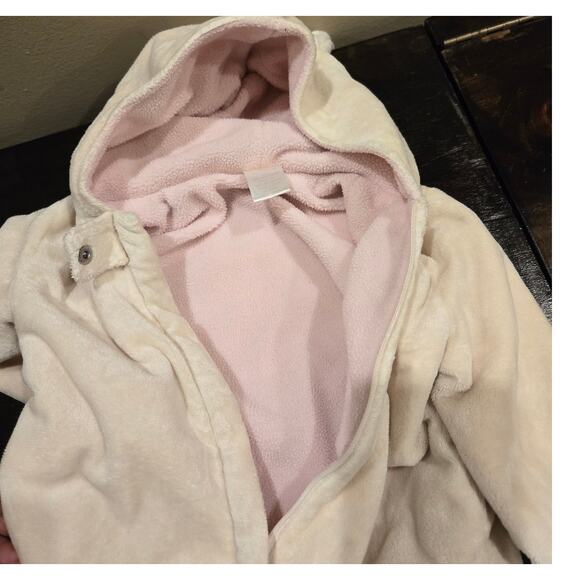 Gymboree 2005 Soft Velour Bunny Bunting Sleep Sack 6 to 12 Months Cream - Picture 7 of 8